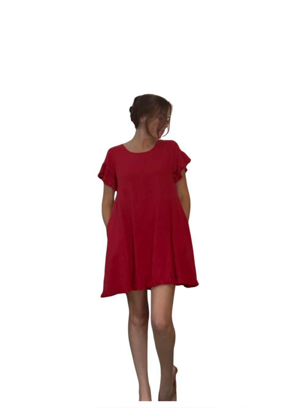 Umgee size small boho frayed edges dress